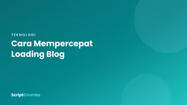 Ilustrasi dashboard kecepatan situs dengan aksen teal