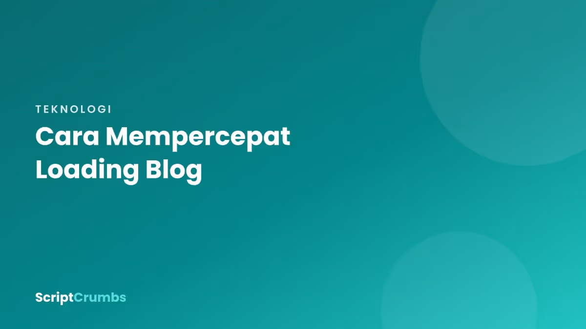 Ilustrasi dashboard kecepatan situs dengan aksen teal
